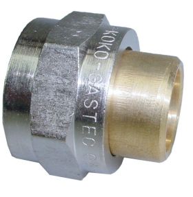 2-delige Koppeling puntstuk 15mm x M-24