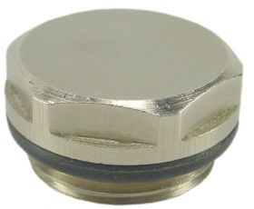 Radiator-blindstoppen met O-ring 1/2