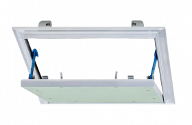 Rug Semin Inspectieluik AluMatic 300x300mm 2x12.5mm GKBI voor wand en plafond (22-268) 