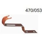 Vorsthaak / vorstbeugel 470/053 aluminium zwart 50 stuks