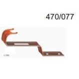 Vorsthaak / vorstbeugel 470/077 aluminium zwart 50 stuks