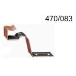 Vorsthaak / vorstbeugel 470/083 aluminium zwart 100 stuks