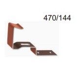 Vorsthaak / vorstbeugel 470/144 aluminium zwart 100 stuks