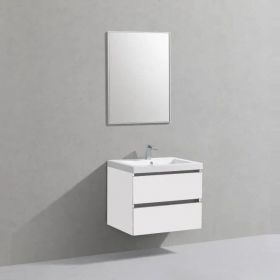 Badmeubel Trendline 60 cm hoogglans wit met 1 kraangat