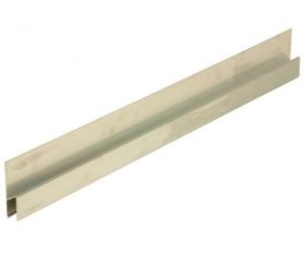 Wandrij SUPER PROF aluminium h-profiel. lengte 100 cm