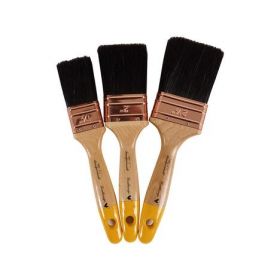 Goudhaantje® Platte kwast zuiver zwart Chinees varkenshaar dubbeldik 2½"