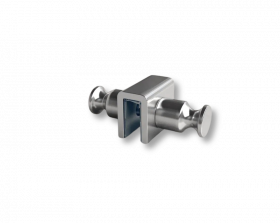 Wiesbaden Ida Dubbele Glashaak Chroom