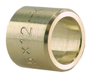 Messing Soldeer Ring 22x15 buiten x binnen