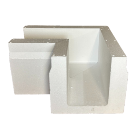 Vbi Funderingsbekisting hoek 350x450mm lengte 1200mm