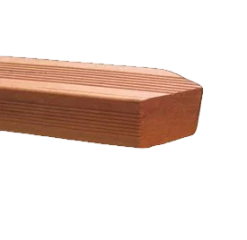 Hardhout Paal Geschaafd Gepunt 4Rk 68x68x2750mm