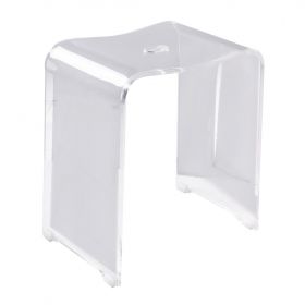 Ridder Trendy badkamerkruk transparant