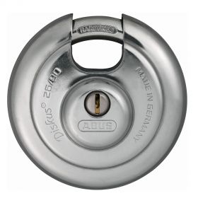 Abus 26/90 RVS discushangslot gelijksluitend - 90 mm