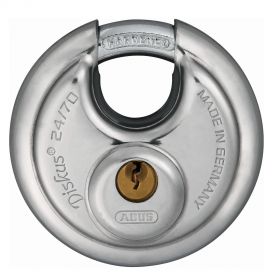 Abus 24/70 RVS discushangslot verschillend sluitend - 70 mm