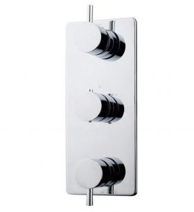 Wiesbaden Caral inbouw Douchekraan Afbouwset 3-weg chroom