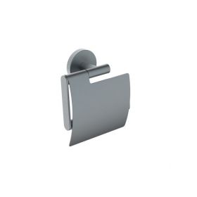 Alonzo toiletrolhouder met klep gunmetal