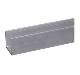Aluminium U-profiel 25 x 25 mm 200cm