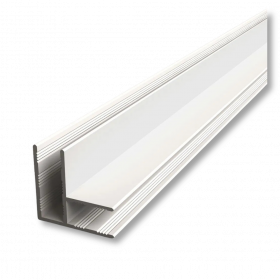 Wiesbaden Hoekprofiel tbv glaswand 1cm 200cm mat-wit