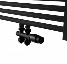 Wiesbaden Riko onderblokset recht links/rechts mat zwart