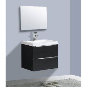 Badmeubel Senza 60 cm hoogglans antraciet