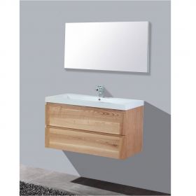 Badmeubel Wood Trend met 1 kraangat 100 cm