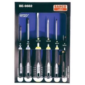Bahco schroevendraaierset ergo be-9882 6-delig 