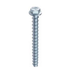 Betonschroef zeskant verzinkt 10x70mm BM=8mm | 100 stuks