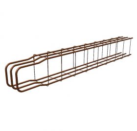 Wapeningskorf bajonet 12mm 3000mm lang voor kist 550x450mm (b x h)