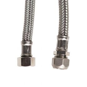 KIWA metalen Flexibele aansluitslang 1/2inch binnen x 12mm knel 30cm