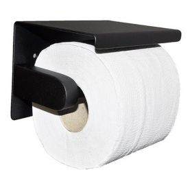 Wiesbaden Brush toiletrolhouder mat-zwart