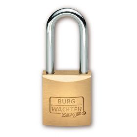 Burg Wächter Magno messing hangslot met hoge beugel gelijksluitend - 50 mm