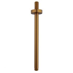 Caral douchearm met plafondbevestiging 30 cm geborsteld brons koper