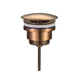 Caral open afvoerplug 5/4'' geborsteld brons koper