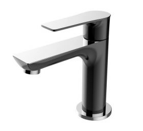 Wiesbaden Casma Toiletkraan Zwart/Chroom