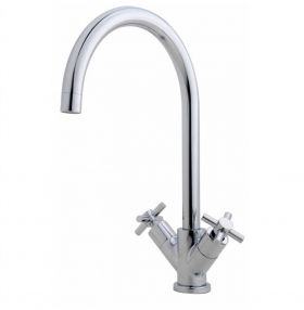 Wiesbaden Cross Keukenkraan Chroom