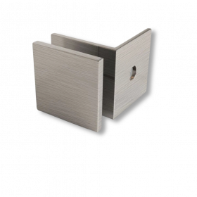 Wiesbaden set a 2 glaskoppelingen tbv profielloze inloopdouche | Geborsteld staal