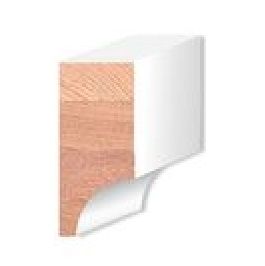 Western Red Cedar Hardhout gootlijst gegrond 44x100x4600