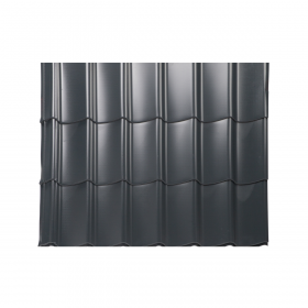 Dakpanplaat 1100/15 | HPS Antraciet Glans | 1100 mm | 3290 mm