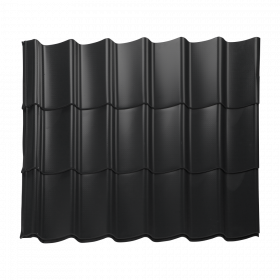 Dakpanplaat 1100/15 | HPS Black Matt | 1100 mm | 3290 mm