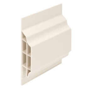 Dakrandsierprofiel 9mm inwendig Crème 600 cm