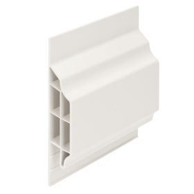 Dakrandsierprofiel 9mm inwendig Verkeerswit 600 cm