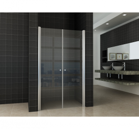 Wiesbaden Luke dubbele pendeldeur in nis 80 cm