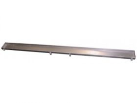 Wiesbaden RVS tegelrooster tbv douchegoot 60x7cm