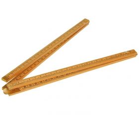 Super Prof Timmermansduimstok SOLA hout. 1 meter. klasse II