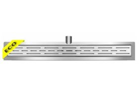 Eco RVS douchegoot met flens 60 cm