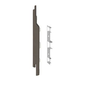 Eindkap connector links voor Keralit sponningdeel 143mm (5 stuks) Kwartsgrijs - Classic (met houtnerf)