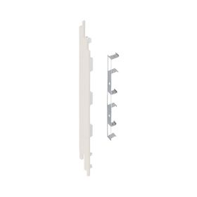 Eindkap connector links voor Keralit sponningdeel 190mm (5 stuks) Snowwhite - Pure (mat/effen)