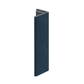 Eindprofiel 17mm Keralit Staalblauw - Classic (met houtnerf) 400 cm