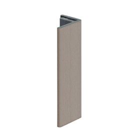 Eindprofiel 17mm Keralit Vergrijsd ceder - Classic (met houtnerf) 400 cm