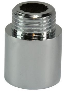 Kraanverlengstuk 1/2 x 25 Chroom