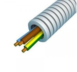 Flexbuis met draad 3x2.5mm2 16mm 5/8inch 50 meter 